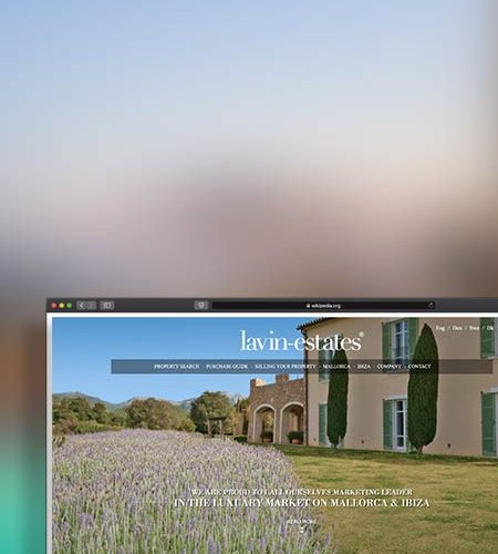 Lavin estate real estate web site diseño